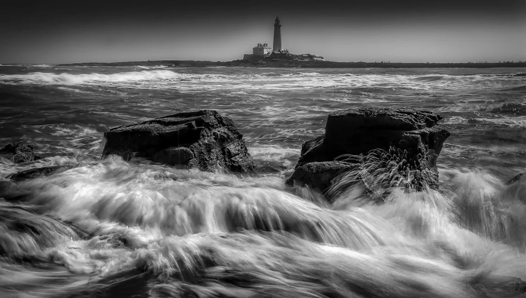 Against the Rocks, from A Lighthouse Stands Where the Land Ends