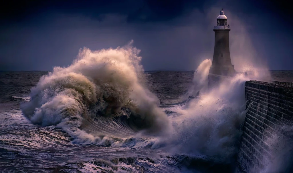 Night's Turbulence, from A Lighthouse Stands Where the Land Ends