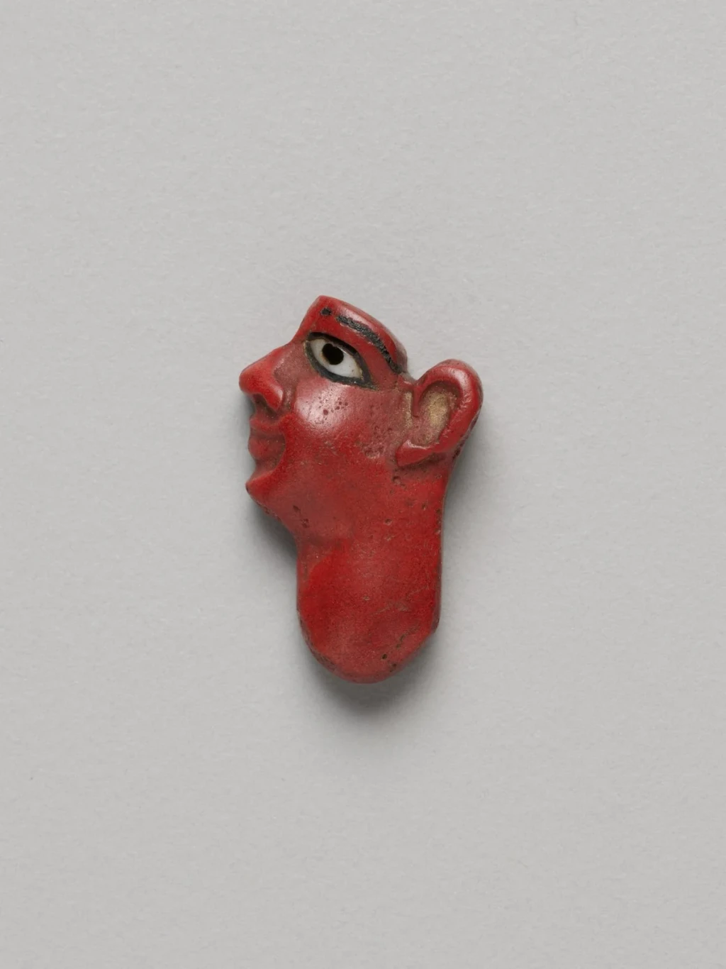 Inlay Depicting the Face of a King, from Ancient Egypt Made Art for the Dead