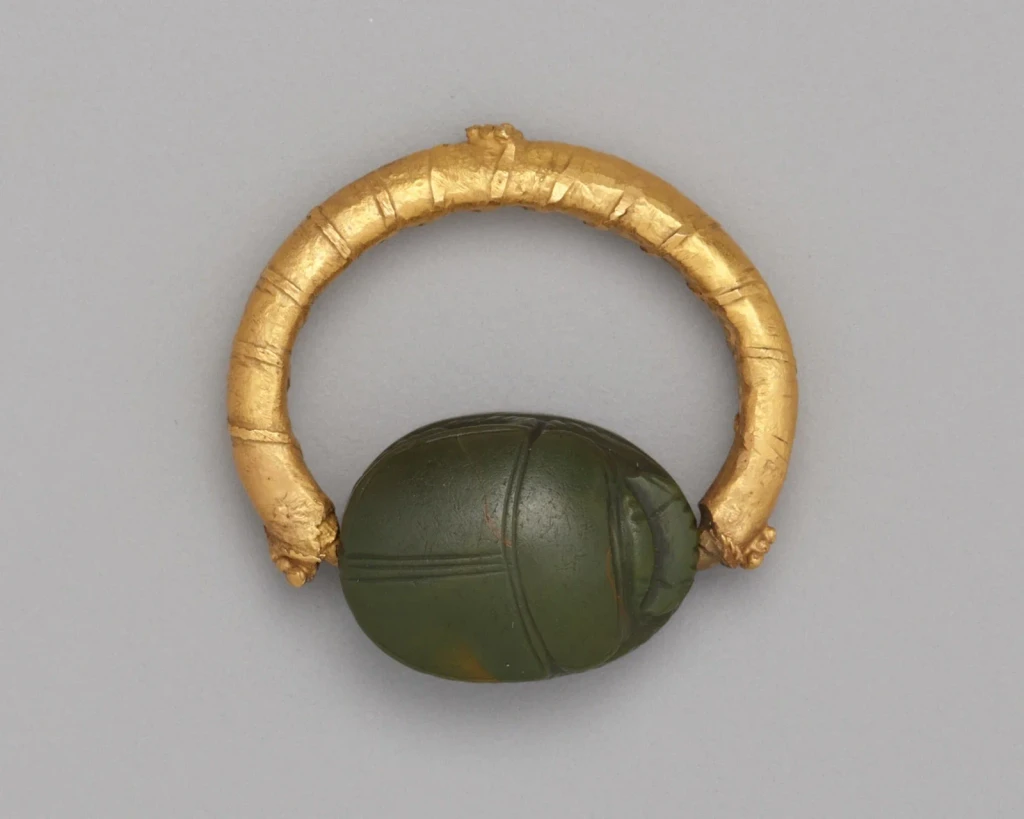 Ring with a Scarab Bezel, from Ancient Egypt