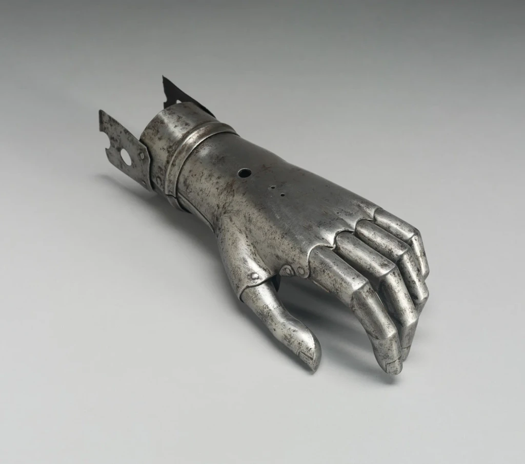 Left Hand Prosthetic, from Beautiful Armour and the Wars It Served