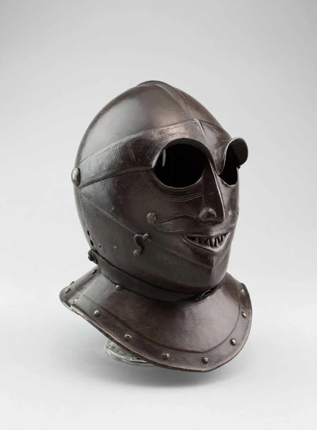Closed Burgonet, from Arms and Armour
