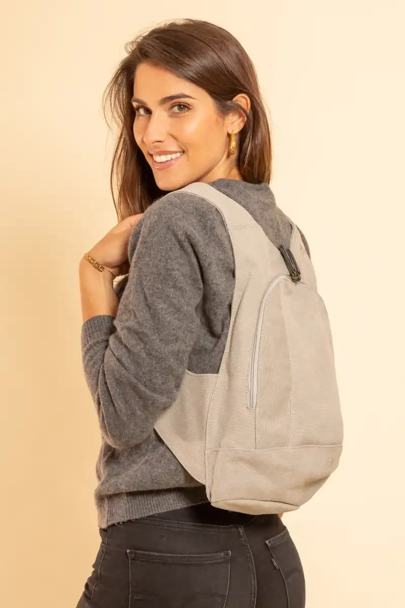 Le sac à dos Estival en toile - Ergonomique et Antivol, from Arsayo Paris