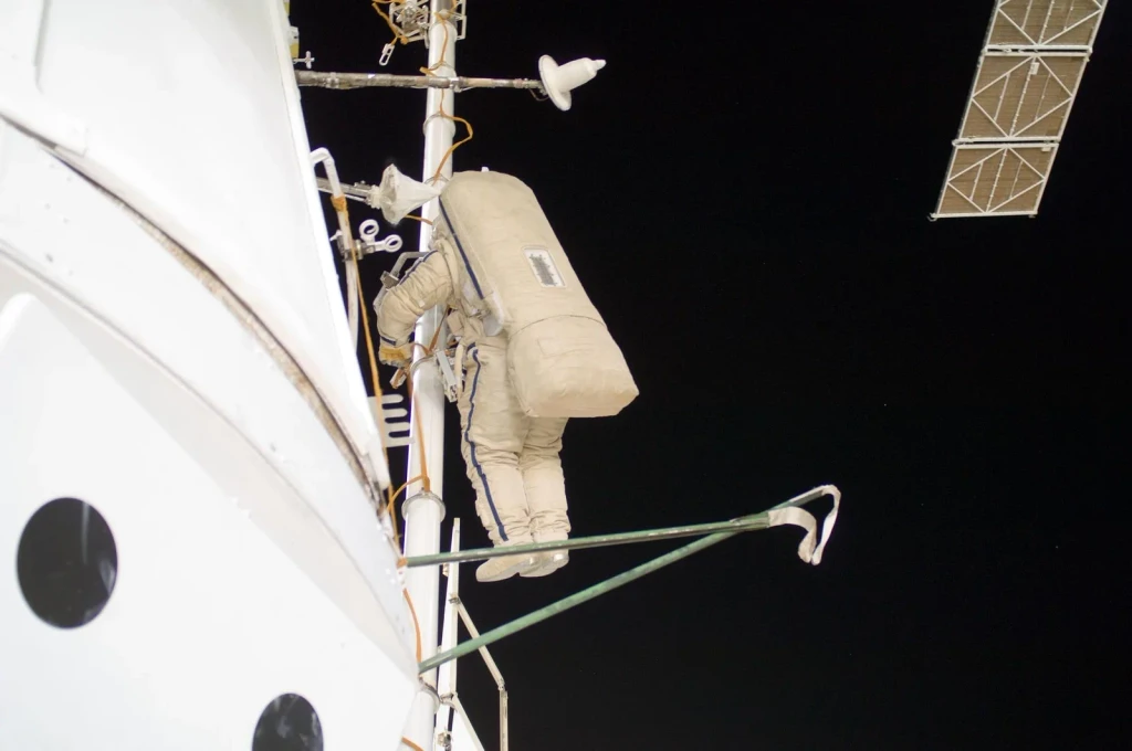 Russian EVA-31 spacewalk, from Astronauts