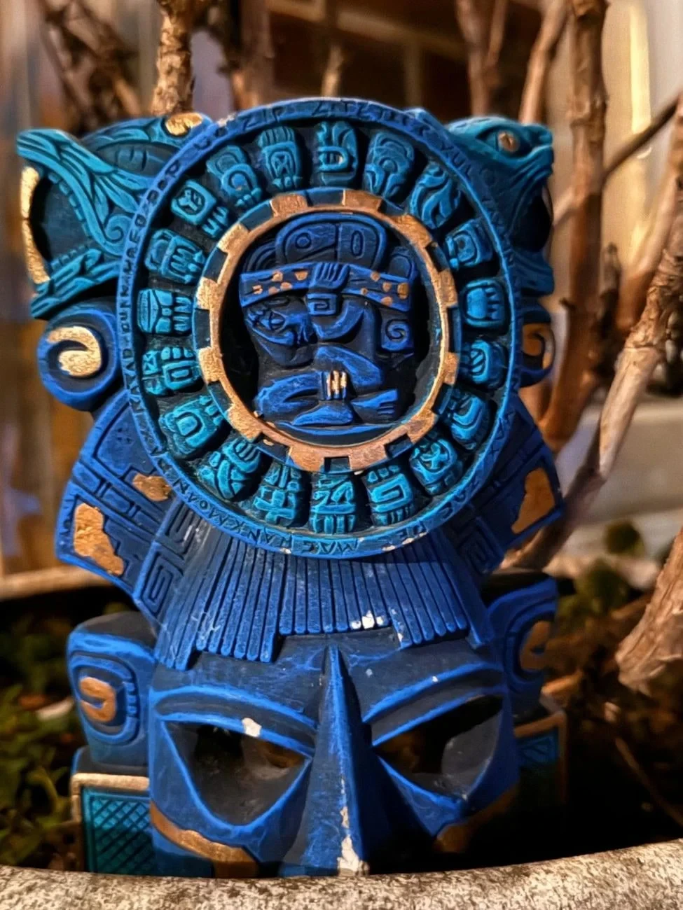Blue and Gold Calendar, from Calendars: How We Carved Time into Days