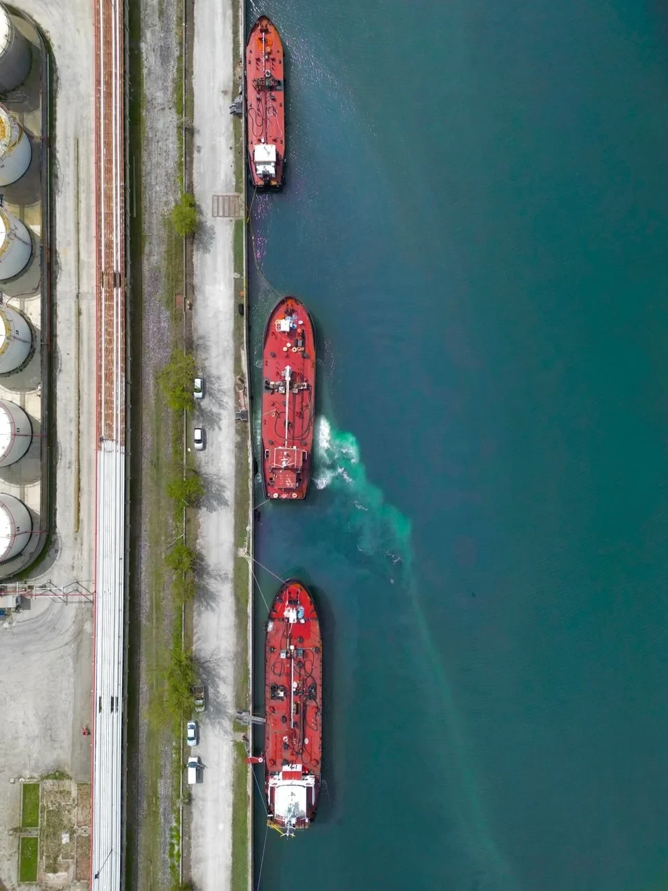 Port Activity, from Canals: Drawing Water Across the Land