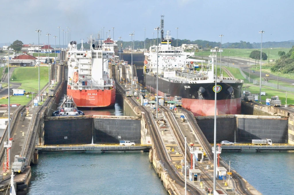 Locks and Commerce, from Canals: Drawing Water Across the Land