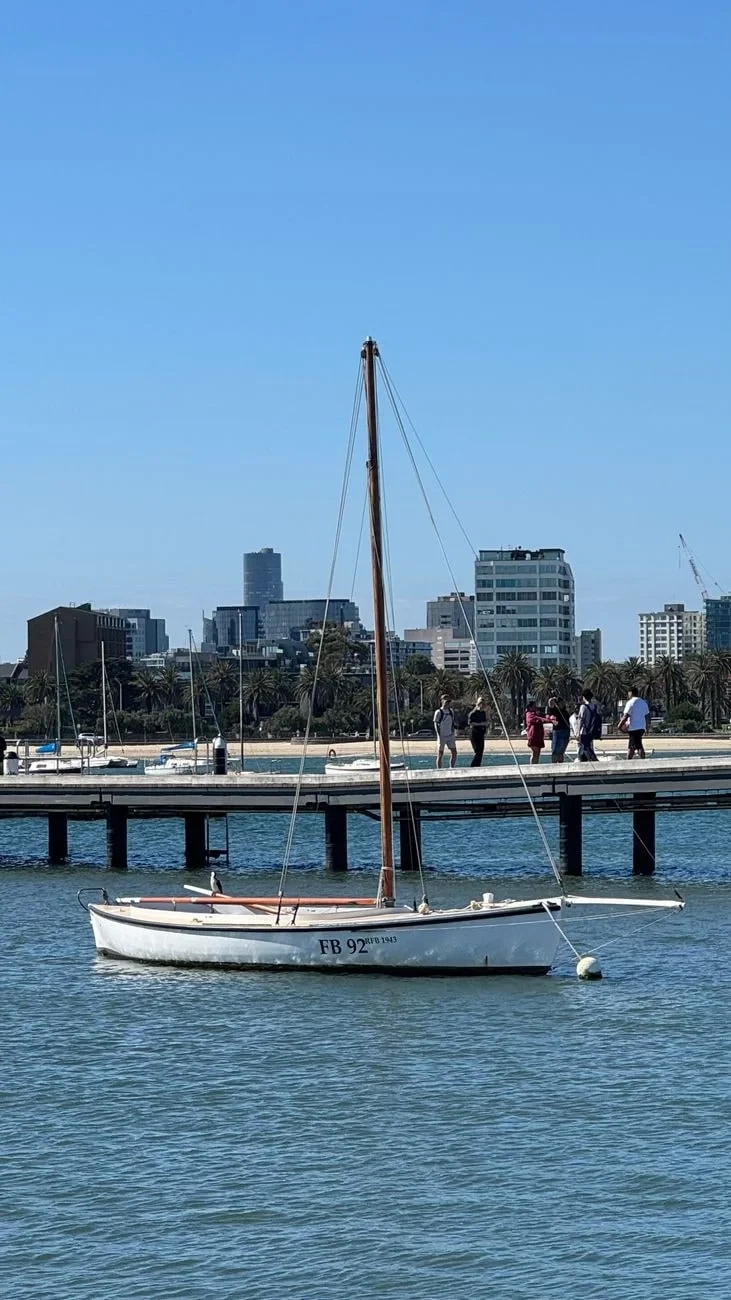 Sailboat, Docklands, from Canoes: The Boats That Settled the Pacific