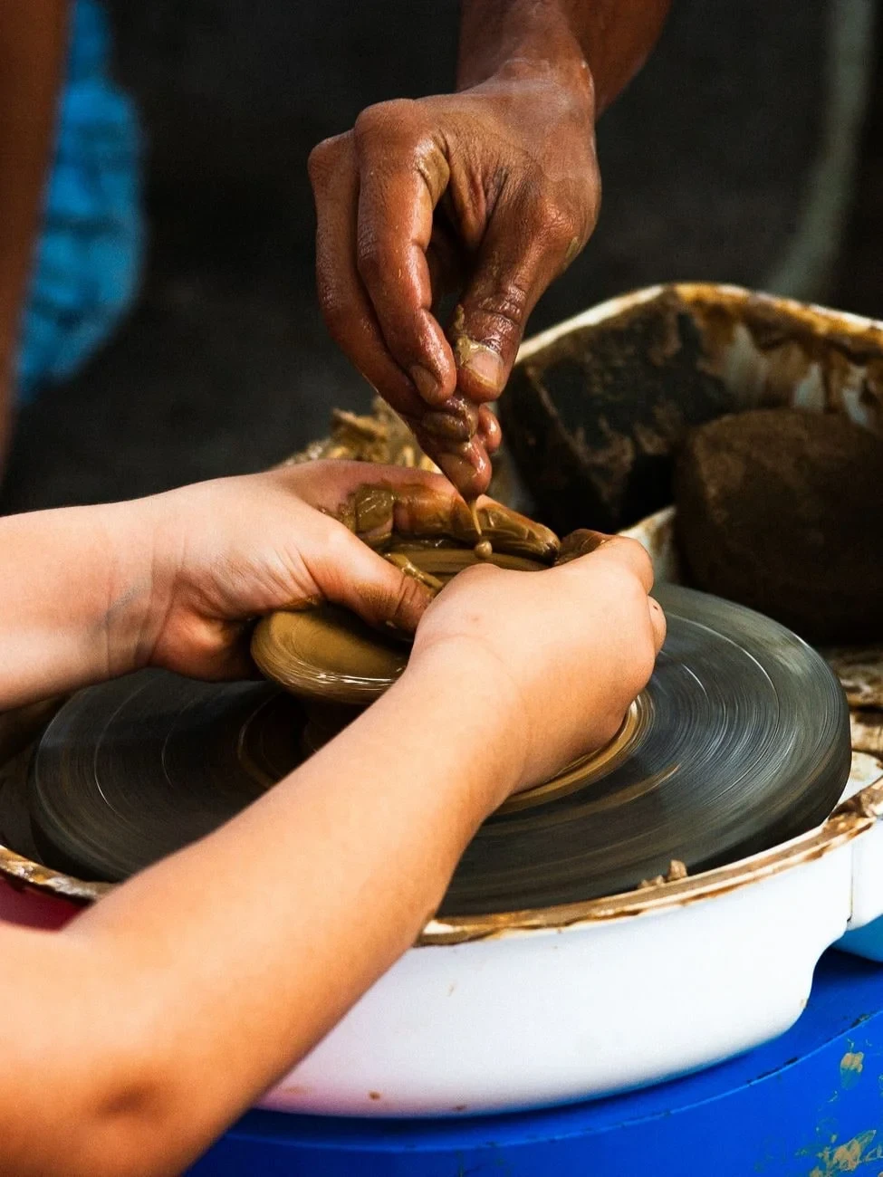 Collaboration at the Wheel, from Ceramics