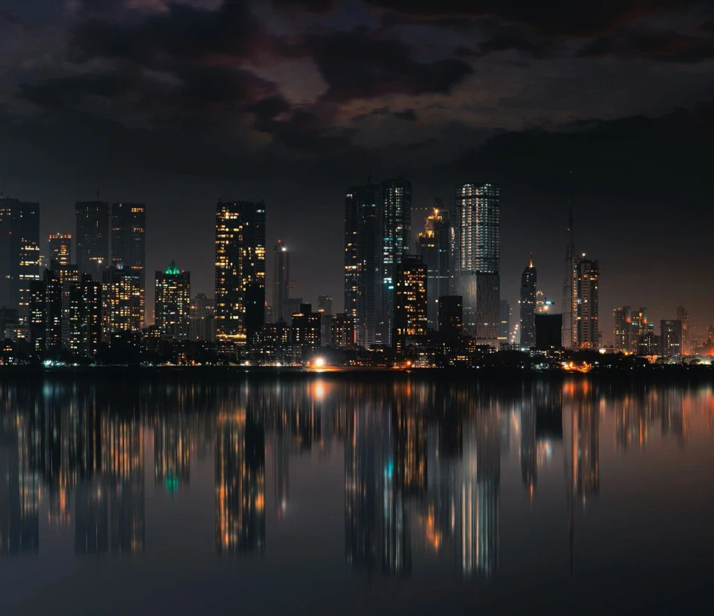 Water and Reflection, from Cities at Night: Light, Work and Insomnia