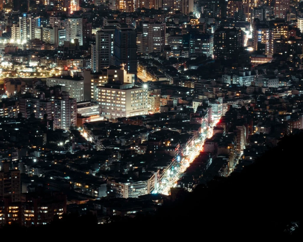 Density After Dark, from Cities at Night