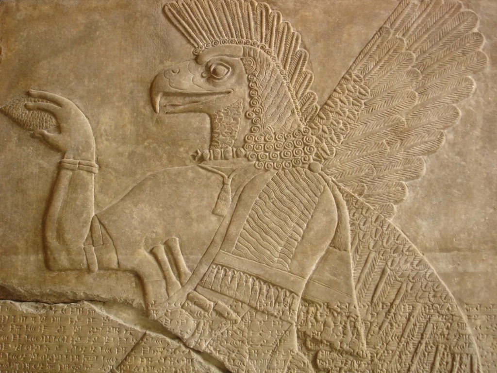 Mythological Carving, from Clay Tablets: The First Hard Drives