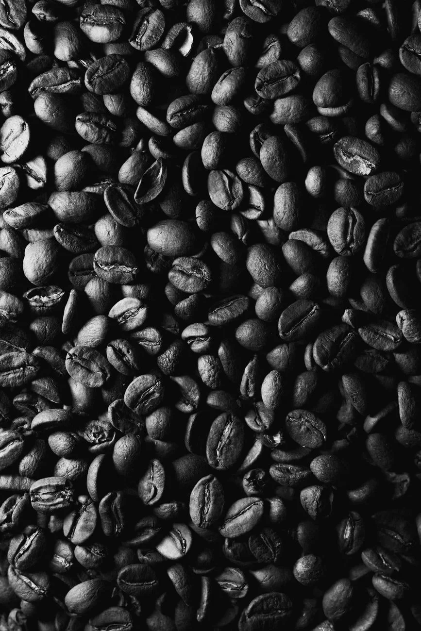 Texture in Black and White, from Coffee