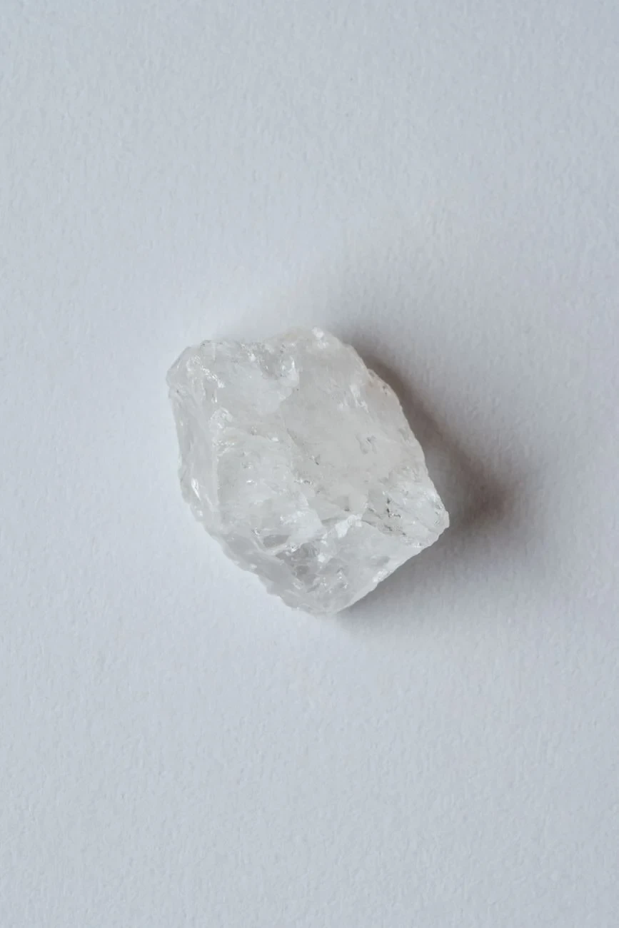 Clear Quartz, Unpolished, from Diamonds: Carbon Under Pressure