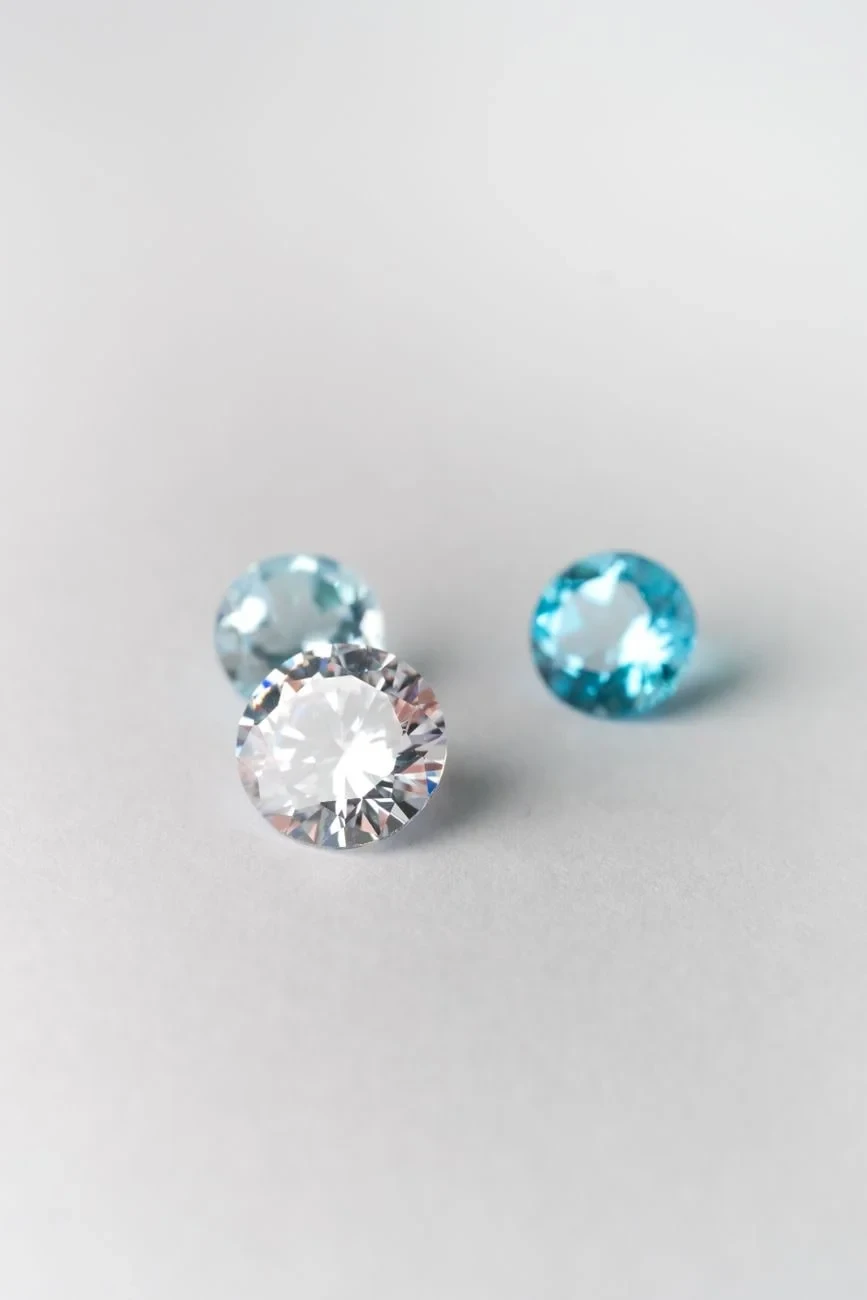 Blue and White Brilliance, from Diamonds: Carbon Under Pressure