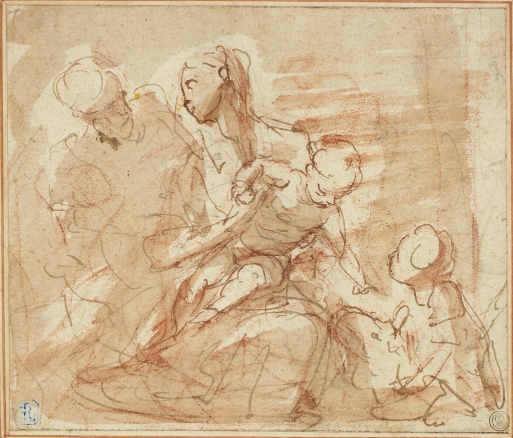Holy Family with the Infant Saint John, from Drawing Is Thinking