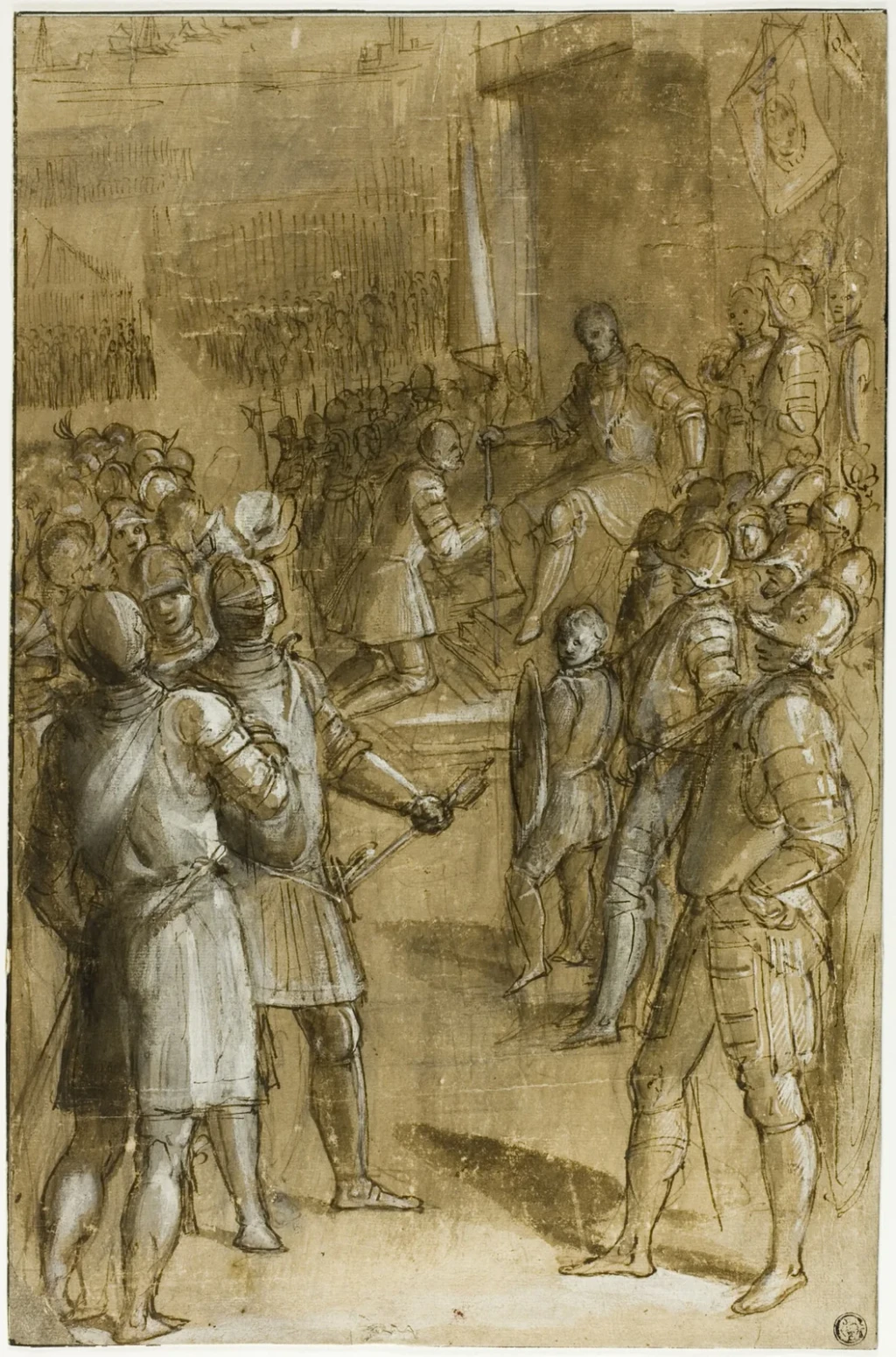 Study for Cosimo I Reorganizing the Tuscan Troops, from Drawing Is Thinking
