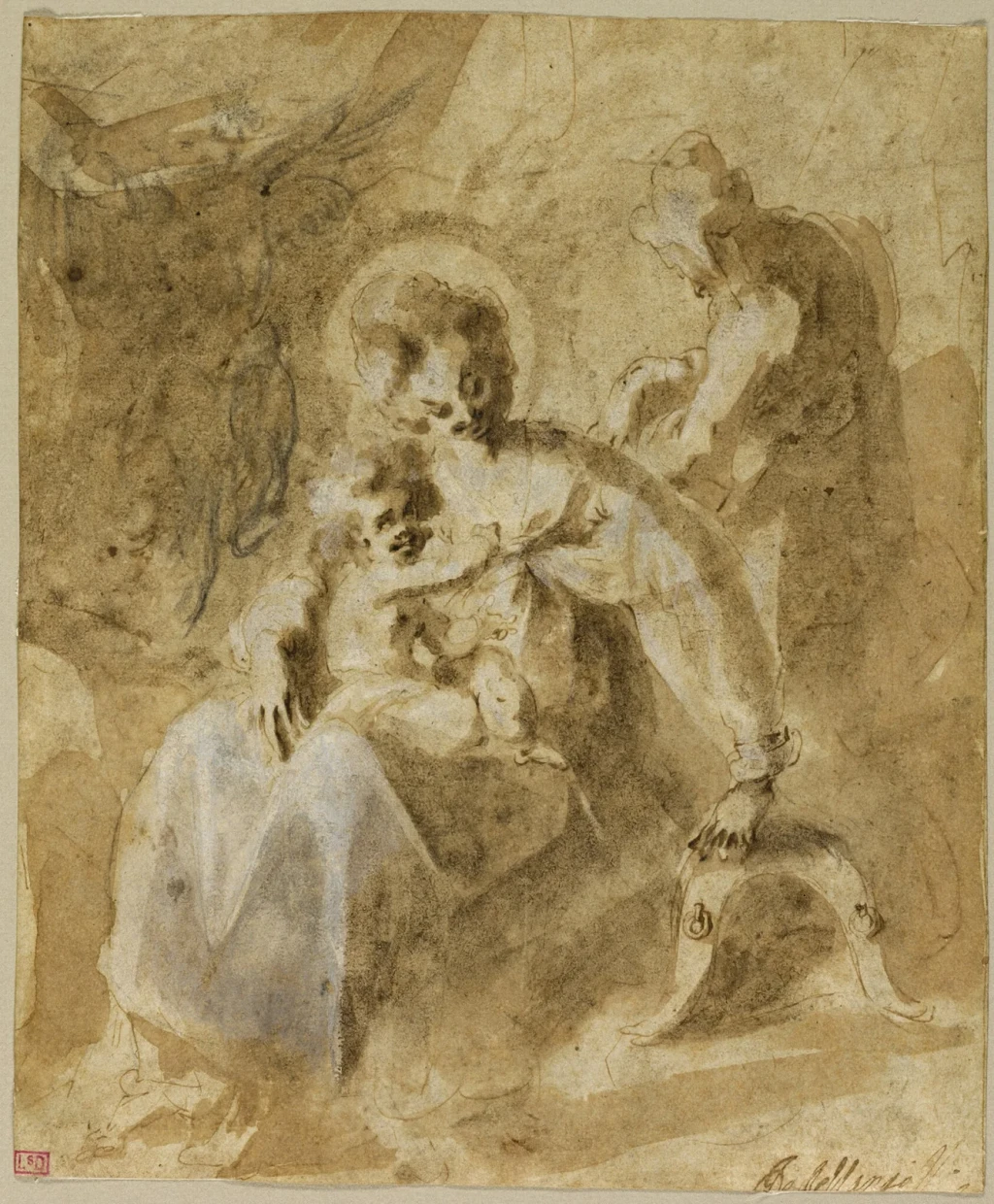The Holy Family Resting on the Flight into Egypt, from Drawing Is Thinking