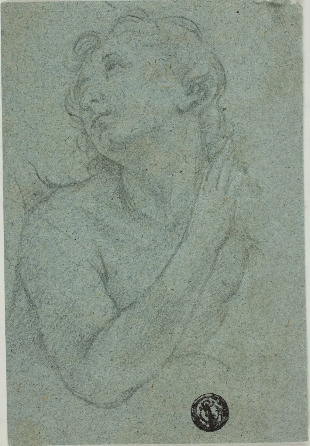 Half-Length Praying Figure, from Drawings