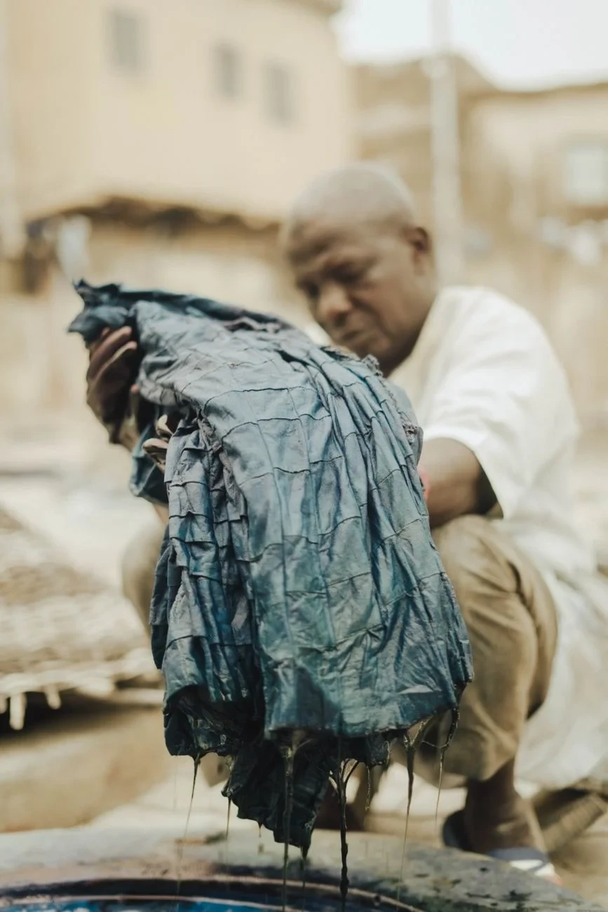 Leather and **Indigo**, from Dyes: The Chemistry That Made the World Vivid