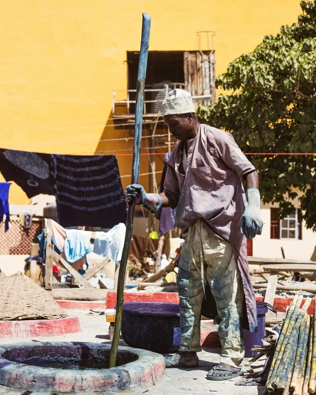 **Indigo** at Work, from Dyes: The Chemistry That Made the World Vivid