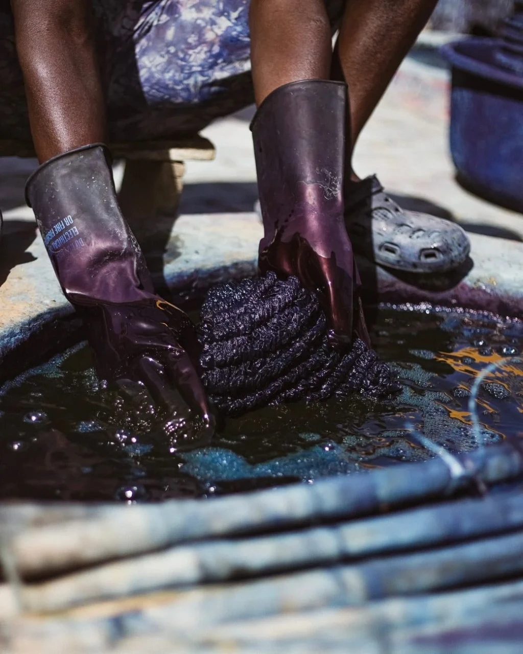 Deep Indigo Craft, from Dyes: The Chemistry That Made the World Vivid
