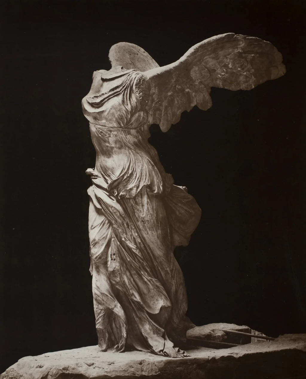 Winged Victory of Samothrace (Victoire de Samothrace), from Early Photography Was a Chemical Miracle