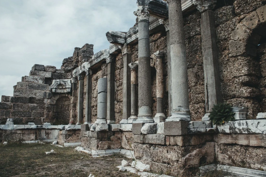 Roman Columns and Stone, from Every Harbour Began as a Promise