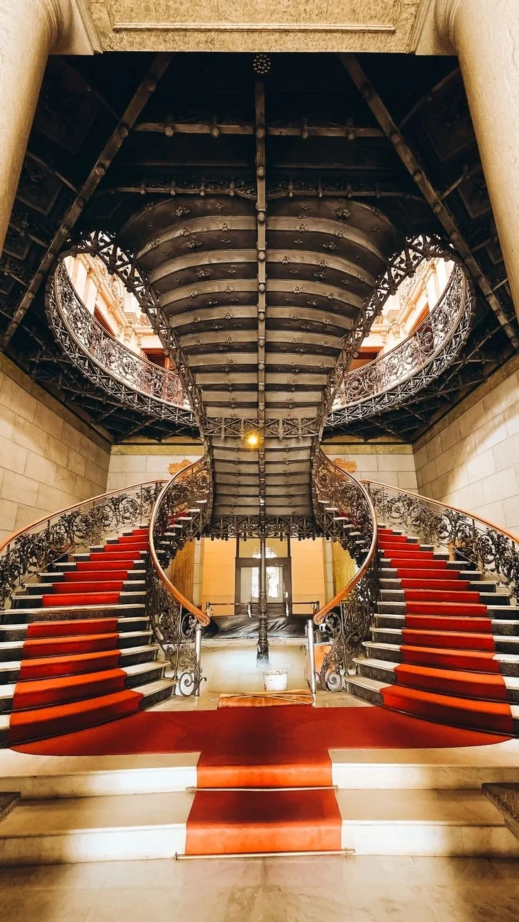 Passage in Red, from Every Staircase Is an Argument