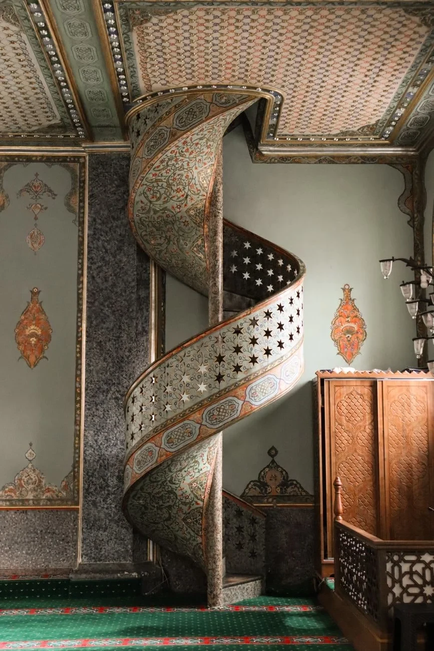 Ornate Historical Spiral, from Every Staircase Is an Argument