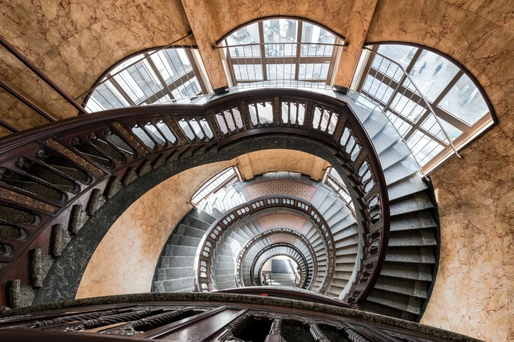 Historic Hamburg Spiral, from Every Staircase Is an Argument