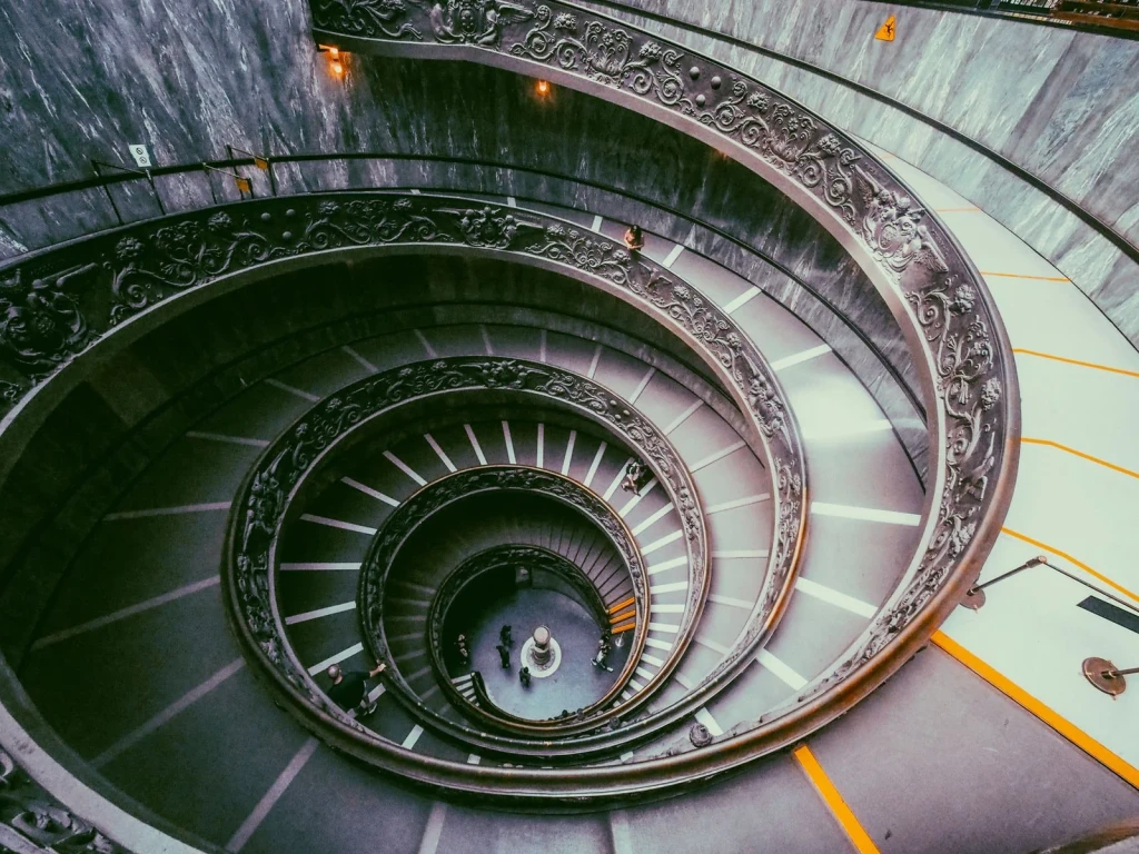 Elaborate Overhead View, from Every Staircase Is an Argument