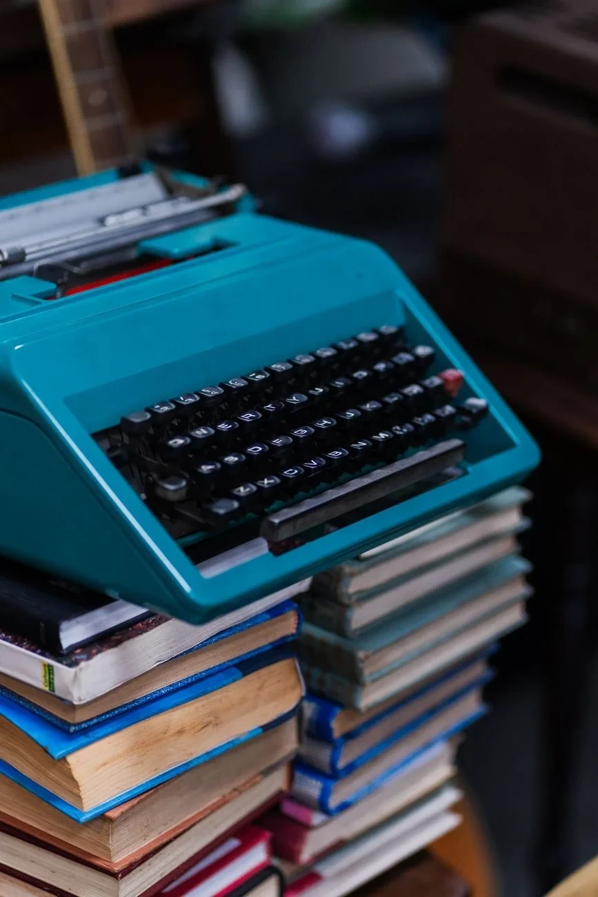 Typewriter and Books, from Every Typewriter Shouted