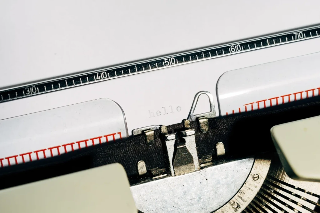 Hello, from Every Typewriter Shouted