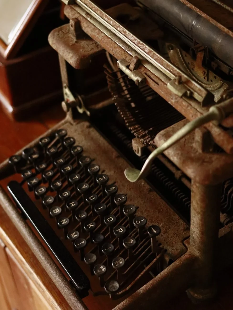 Wooden Desk, from Every Typewriter Shouted