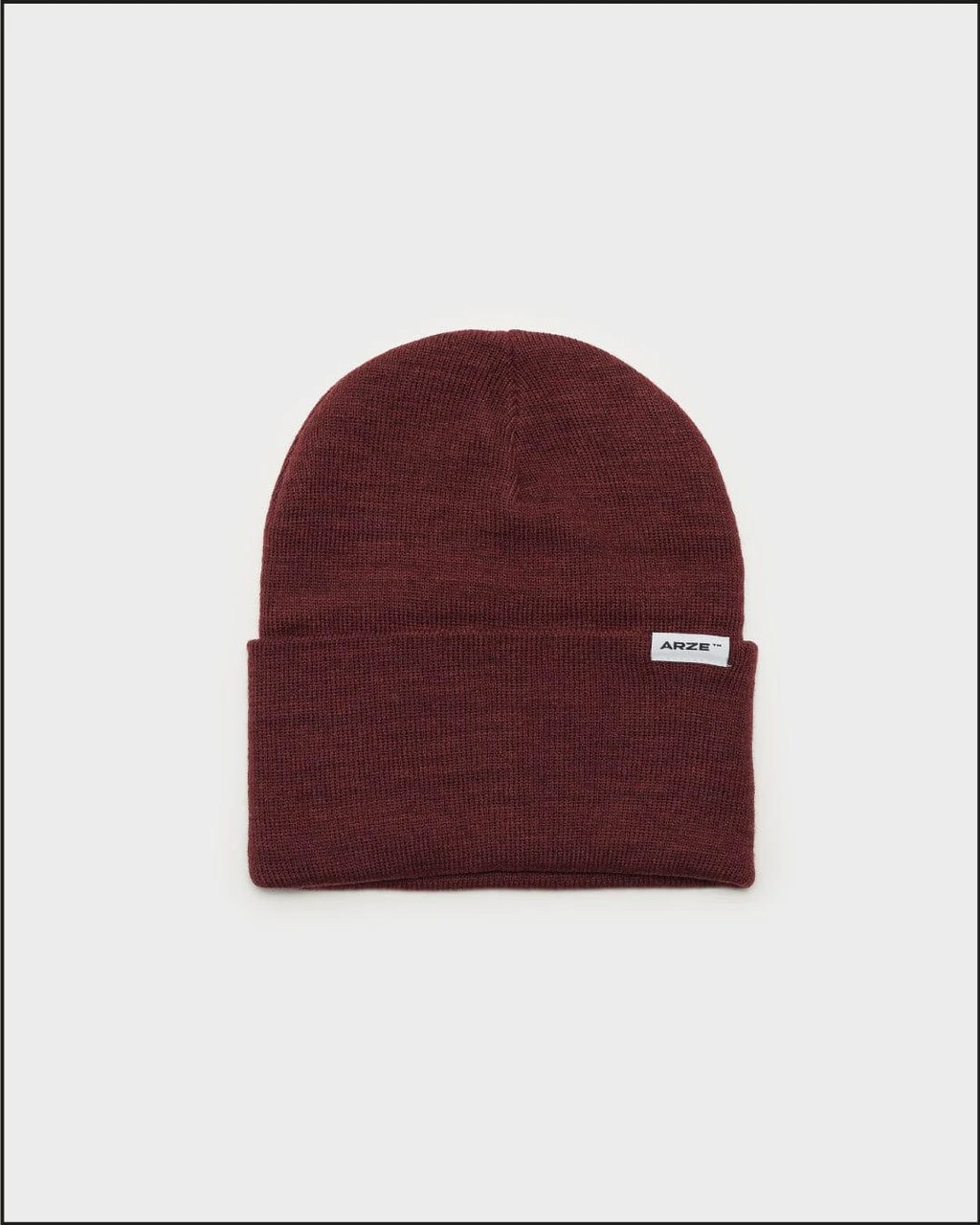 BURGUNDY WOOLLY BEANIE, from Fakemovement