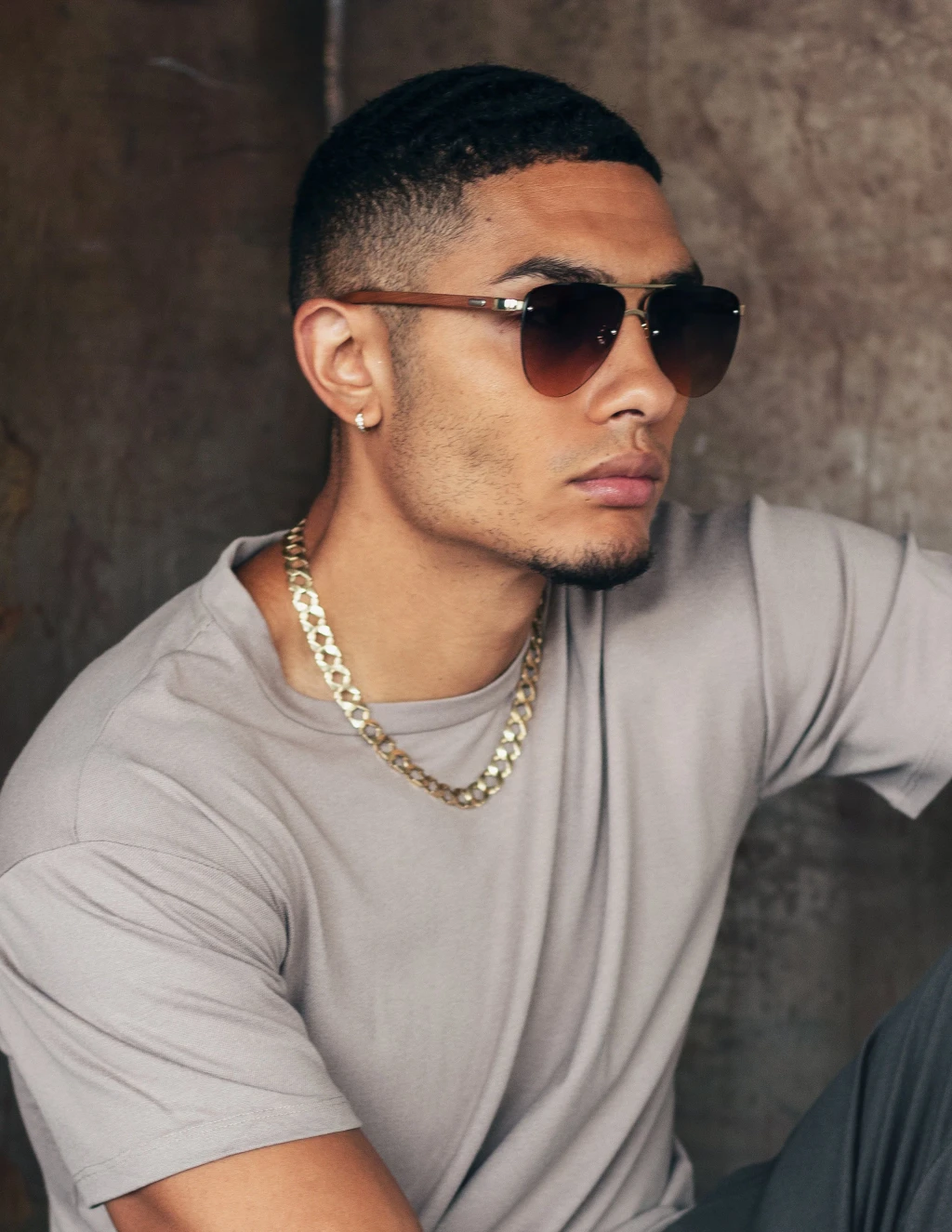 HEROIC SUNGLASSES - DARK/CHROME, from Fakemovement