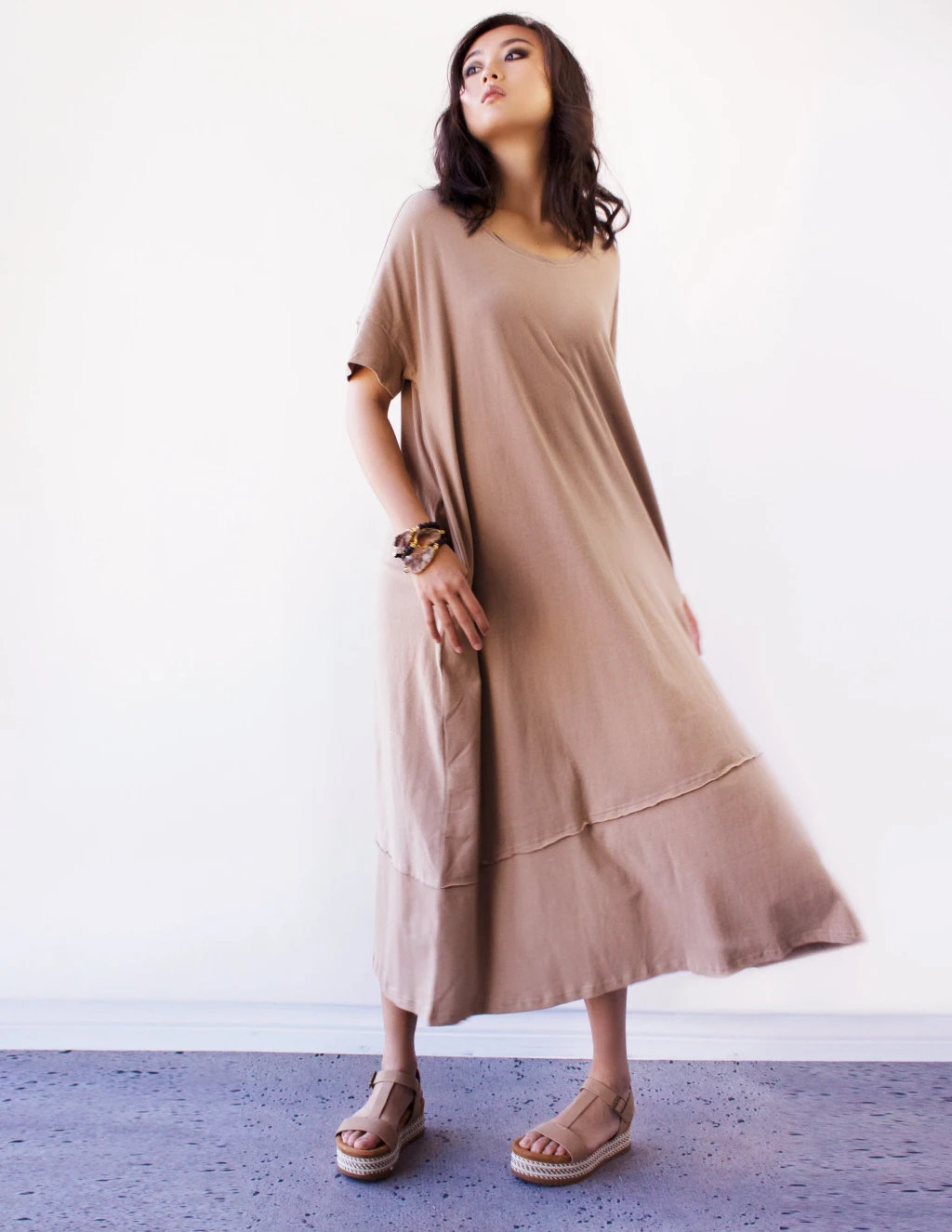 PROCERA DRESS- NUDE, from Fakemovement