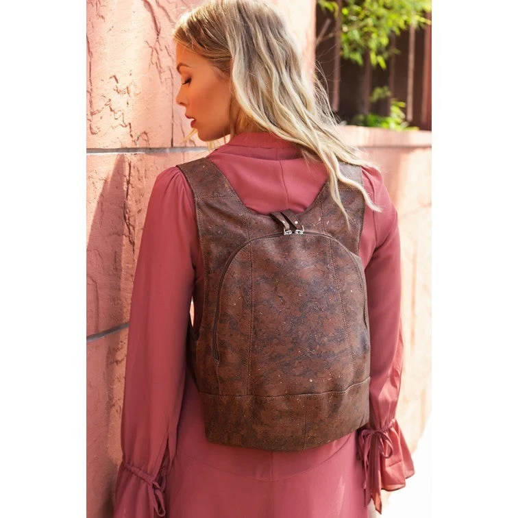 The Cork Backpack with a Secure Closure, from Fakemovement