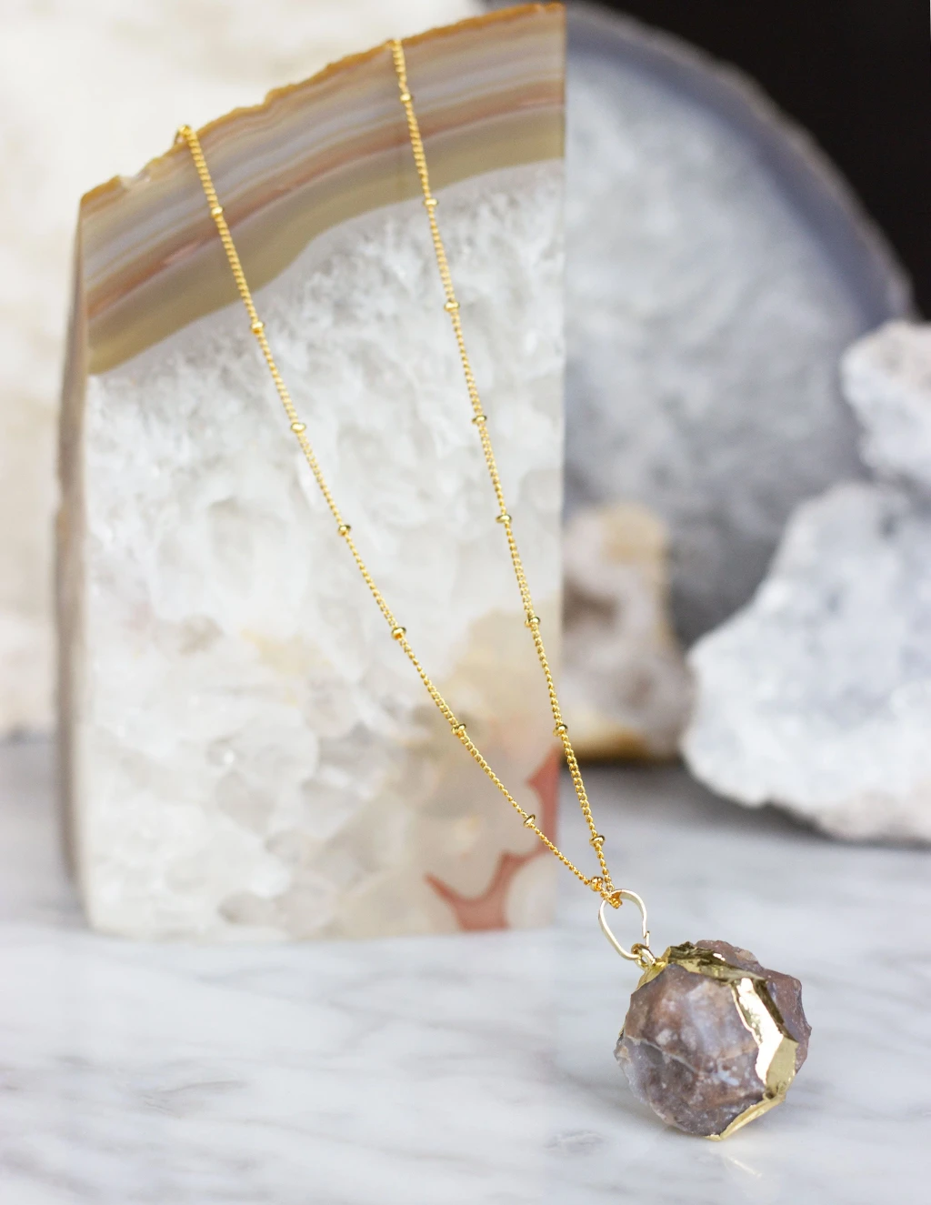 ROUND JASPER PENDANT- 0309, from Fakemovement