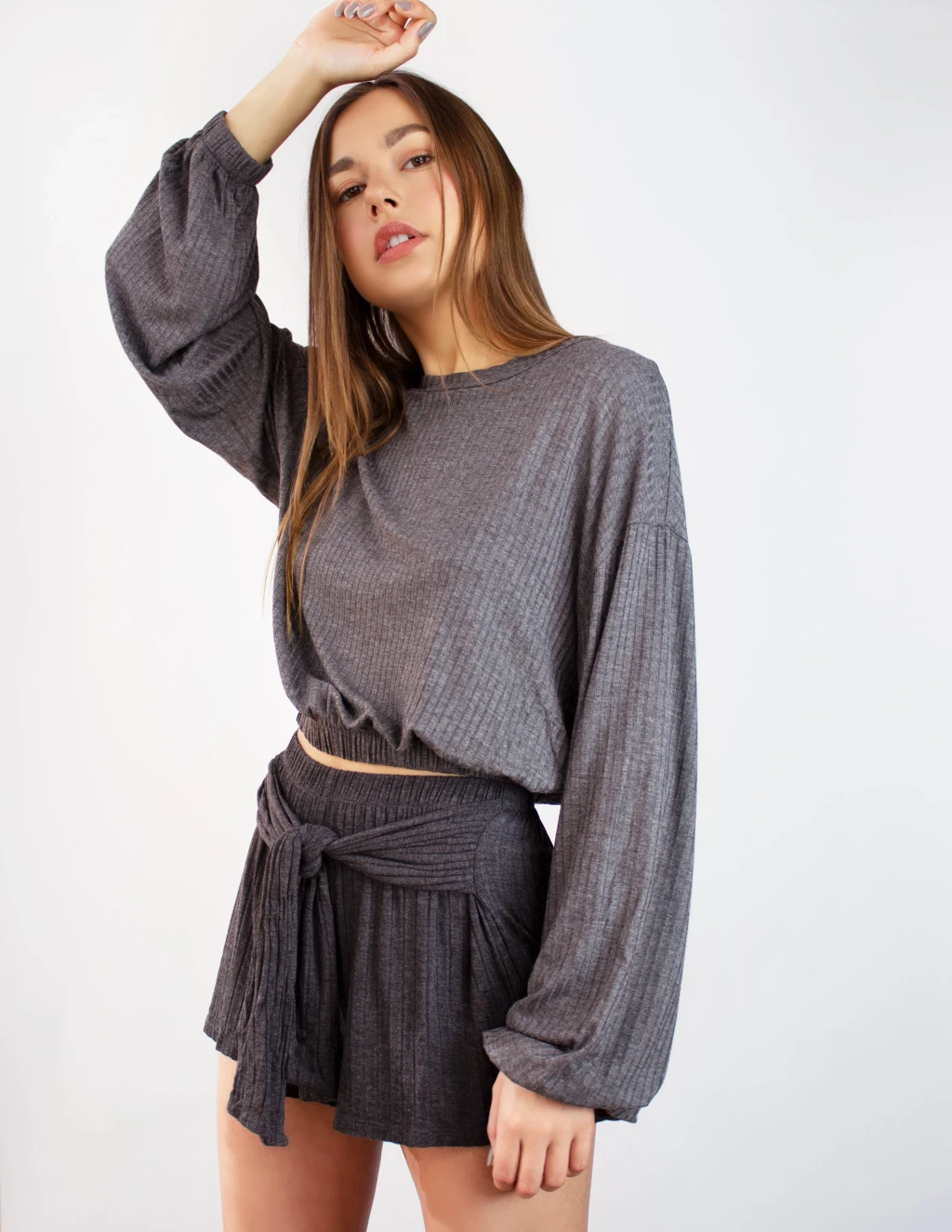 SHALE SHORTS SET- CHARCOAL, from Fakemovement