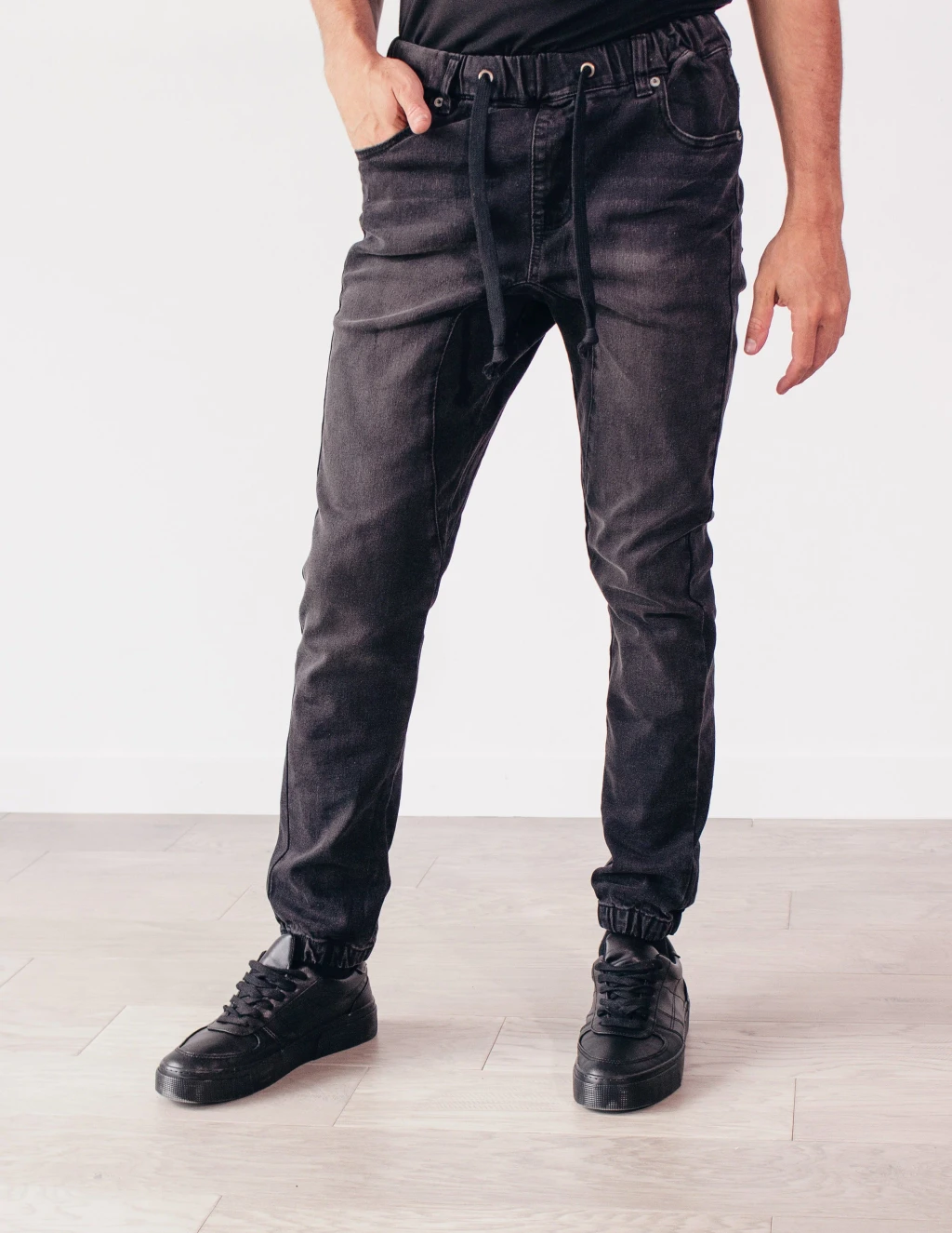 ACUTE DENIM JOGGERS- SHADOW, from Fakemovement