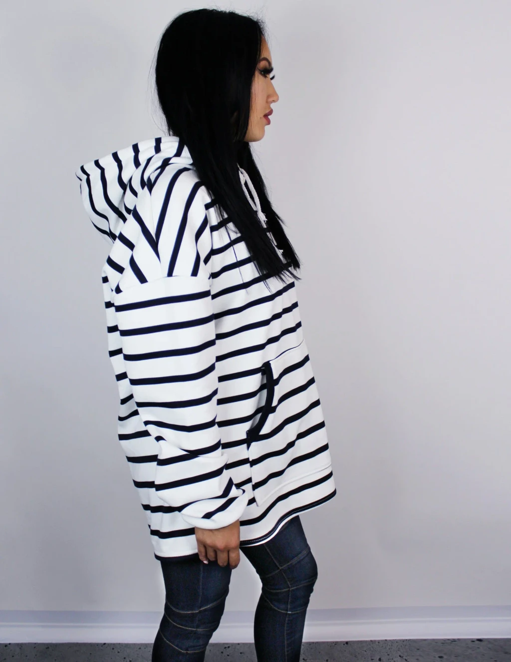RULED OVERSIZED HOODIE, from Fakemovement