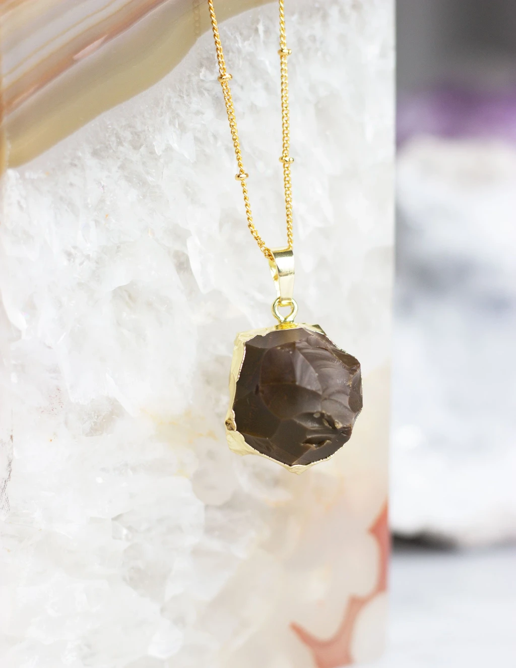 ROUND JASPER PENDANT- 0316, from Fakemovement