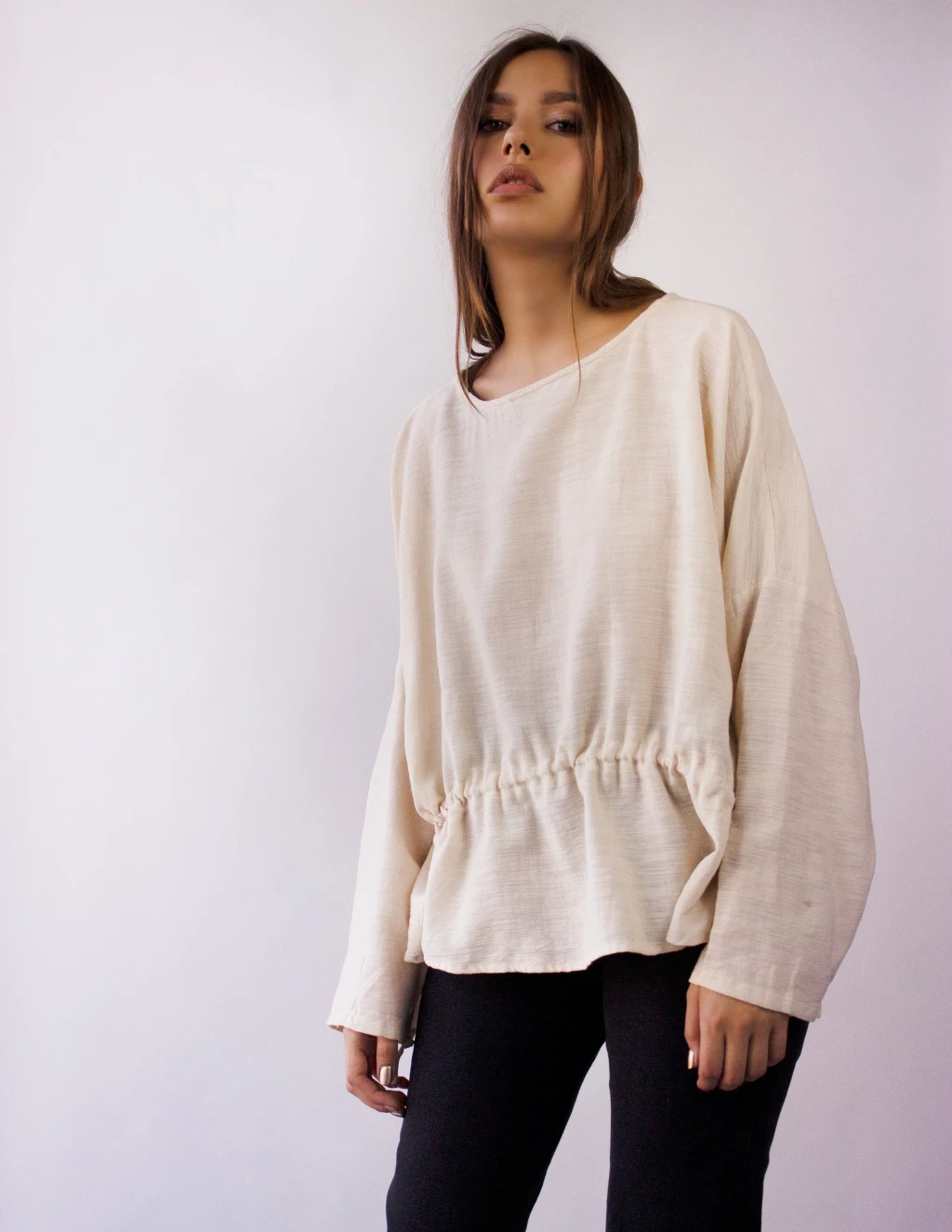 SURIA TOP- ALMOND, from Fakemovement