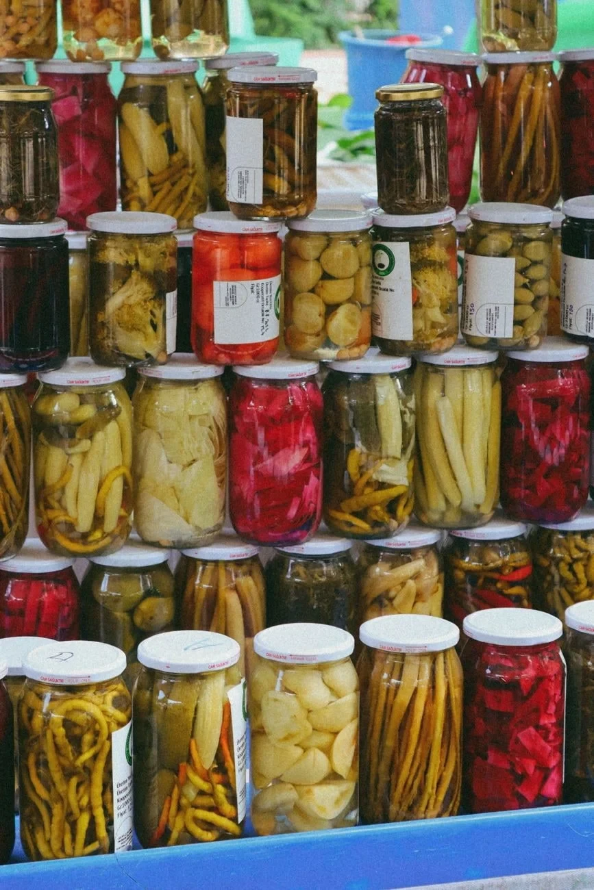 Market Display, from Fermentation Is Controlled Rot