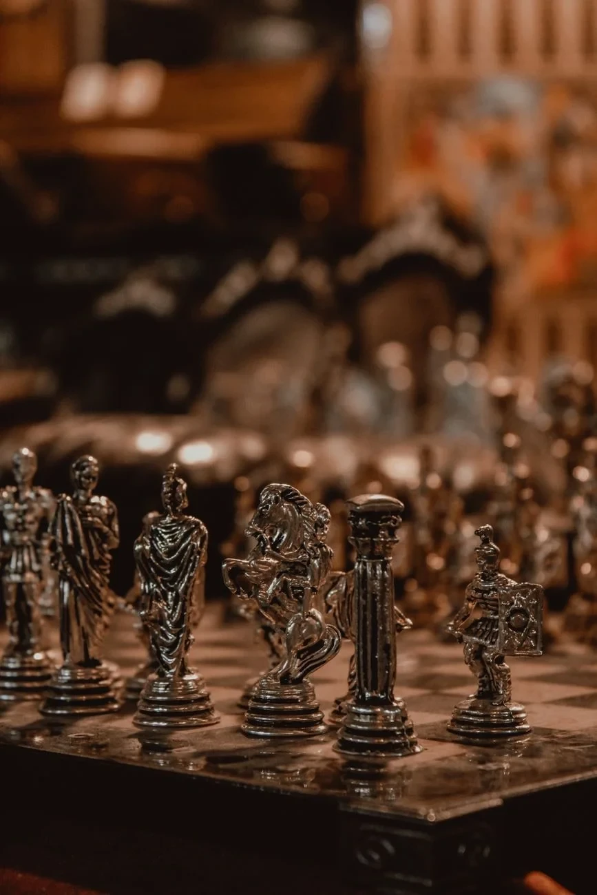 Silver Formality, from Fourteen Centuries on a Chessboard