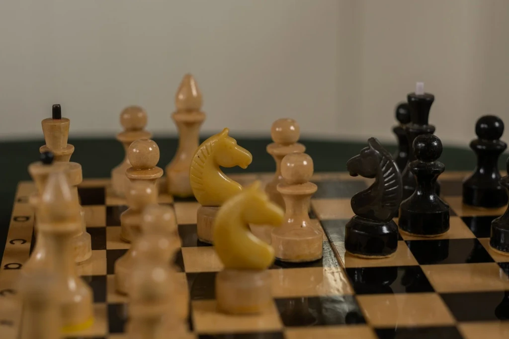 Black and White, from Fourteen Centuries on a Chessboard