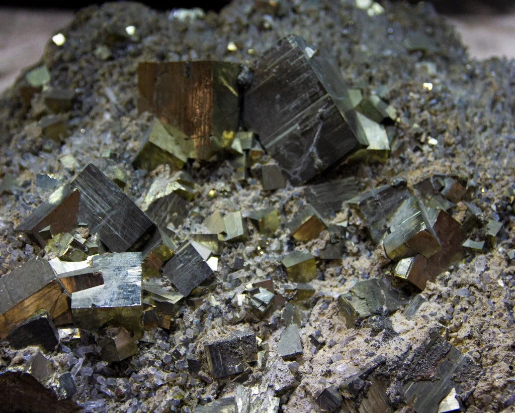 Pyrite Crystal Study, from Gold: The Metal That Refuses to Decay