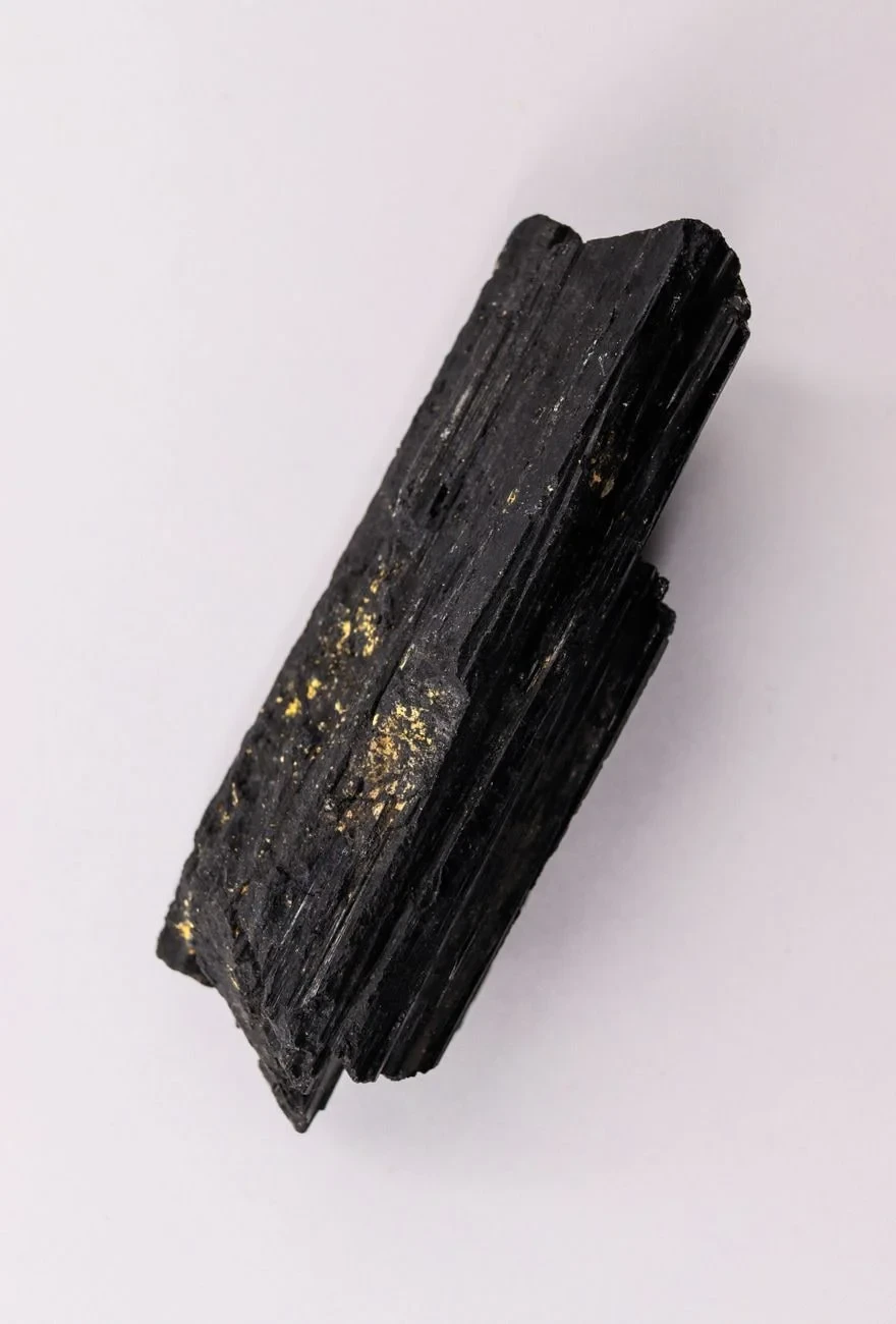 Black Tourmaline, from Gold: The Metal That Refuses to Decay